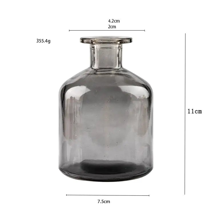 Nordic Glass Flower Vase for Elegant Home Styling