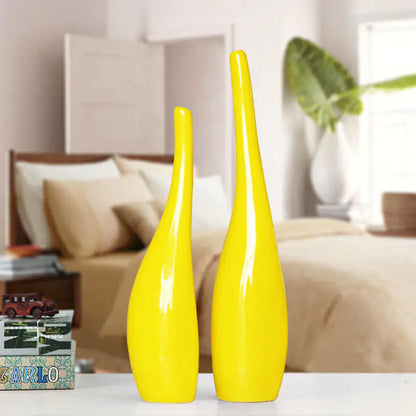 Nordic Gold-Plated Ceramic Vase for Statement Decor