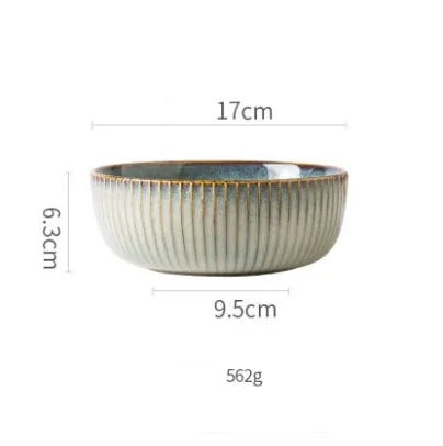 Japanese Style Ceramic Plates for Dining & Display
