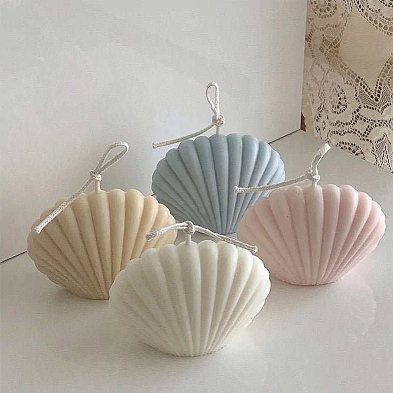 Scented Shell Candle — Enhance Ambience with Subtle Fragrance