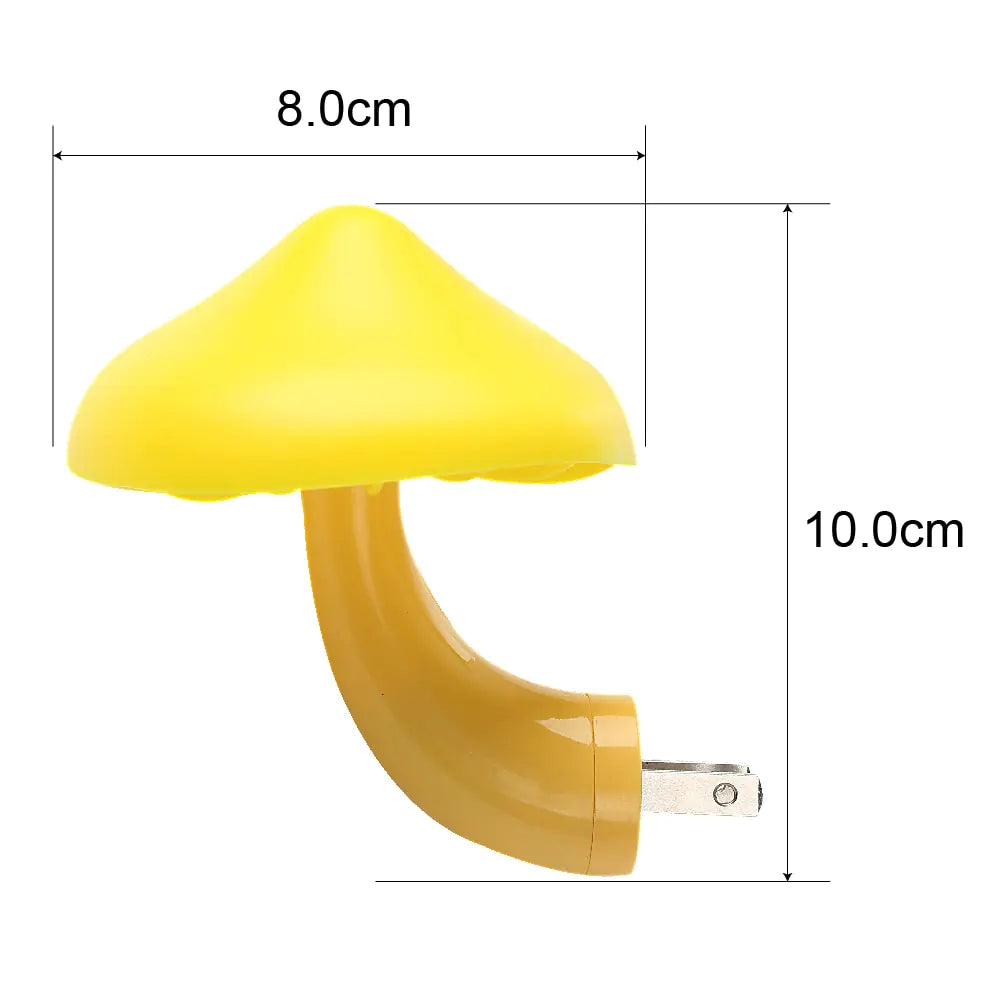 Mushroom Night Light with Automatic Sensor
